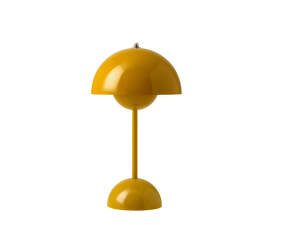 Prenosná stolná lampa Flowerpot VP9, mustard