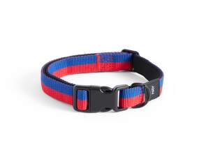 Obojok pre psa HAY Dogs Collar Flat S/M, red/blue