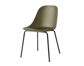 Stolička Harbour Side Chair, black tube base / olive