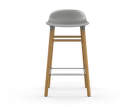 Barová stolička Form 65 cm, grey/oak