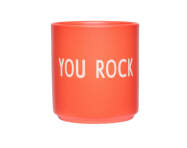Hrnček Favourite s nápisom You Rock, terracotta