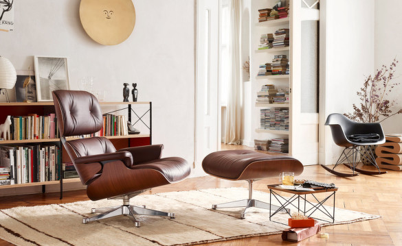 Kreslá Vitra Eames Lounge Chair & Ottoman