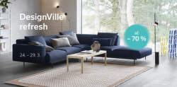 DesignVille refresh - výpredaj na showroome
