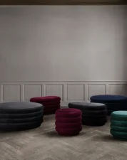 Pouf Round small, beige