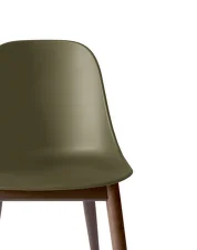 Stolička Harbour Side Chair Wood, olive / dark oak