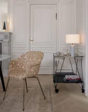Stolná lampa Gravity large, white marble