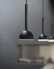 Závesná lampa Blush, matt black