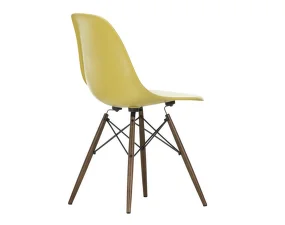 Stolička Eames Fiberglass DSW, ochre light/dark maple