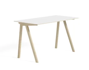 Stôl Copenhague CPH 90, water-based lacquered oak/off-white linoleum