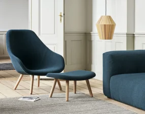 Kreslo AAL 92 Matt Lacquered Solid Oak, Steelcut Trio 133