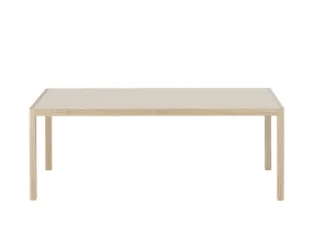 Jedálenský stôl Workshop 200x92, oak/warm grey linoleum