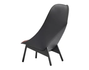 Kreslo Uchiwa Quilt, black solid oak, Olavi 12/Sierra SI1001