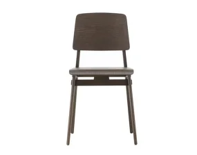 Stolička Chaise Tout Bois, dark oak