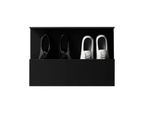 Nástenný botník Shoe Box 50cm, black