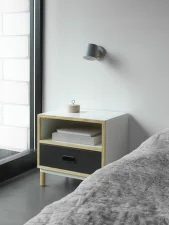 Nástenná lampa Rise Hardwired, grey