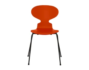 Stolička Ant™ 3101 lacquered, paradise orange / black