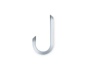 Vešiaky Curve Mini Hooks – set 2 ks, matt silver