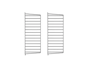 Nástenný panel String Wall 75 x 30, 2 ks, black
