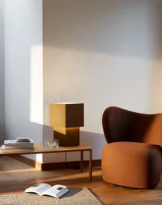 Stolná lampa Romb 48, cumin