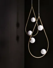 Luster Pearls 65, brushed brass