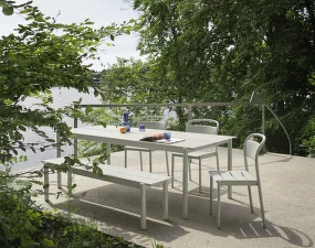 Lavica Linear Steel Bench 170 cm, grey