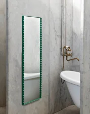 Zrkadlo Arcs Rectangle M, green