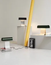 Stolná lampa Archive 25, black/steel