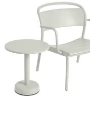 Kreslo Linear Steel Lounge Armchair, grey