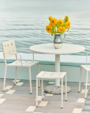 Stôl Ceramic Ø90, warm white