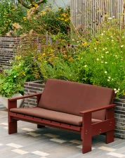Polstrovanie Crate Lounge Sofa, iron red