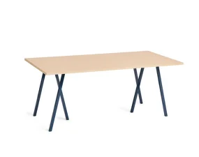 Pracovný stôl Loop Stand Table 180, oak/deep blue