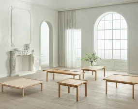 Konferenčný stolík Elton 96 x 96 cm, oiled oak