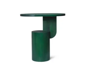 Odkladací stolík Insert, myrtle green stained