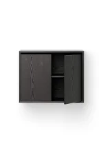 Závesná skrinka Cabinet Tall w. Doors, black ash