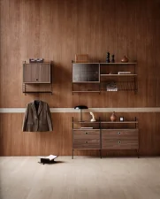 Drôtená polica Magazine Shelf 78 x 30, white