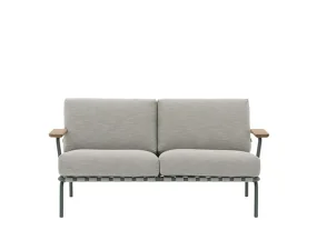 Pohovka Settle Sofa 2-Seater, Ribbed Weave 2/dark green