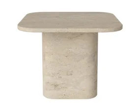 Odkladací stolík Eida 55x55, sand travertine