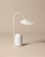Prenosná lampa Arum, white