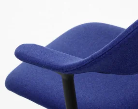 Kancelárska stolička Mynt Upholstery s kolieskami, electric blue/black