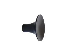 Vešiak HiHat Knob Mini 2 ks, burned black