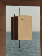 Závesná lampa Oeste, sand