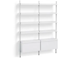 Policový systém Pier kombinácia 122, white
