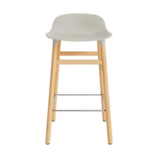 Barová stolička Form 65 cm, light grey/oak