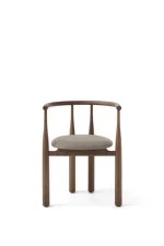 Stolička Bukowski, walnut/Linara 342