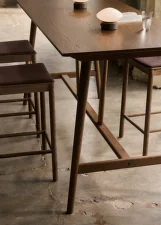 Barový stôl In Between SK26, smoked lacquered oak
