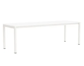 Stôl Annex Flush 240x80, cream white/white laminate