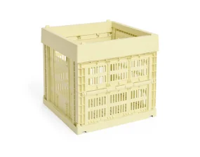 Úložný box Colour Crate Cube, light yellow