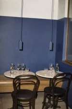 Závesná lampa Donna 7, midnight blue