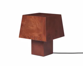 Stolná lampa Burl, dark stained burl