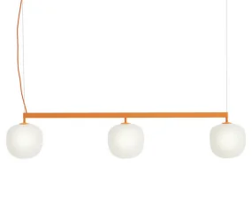 Závesné svietidlo Rime Rail, orange